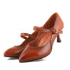 Women's Natural Leather Pump Heels Shoes Model Oliva