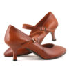 Women's Natural Leather Pump Heels Shoes Model Oliva