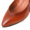 Women's Natural Leather Pump Heels Shoes Model Oliva