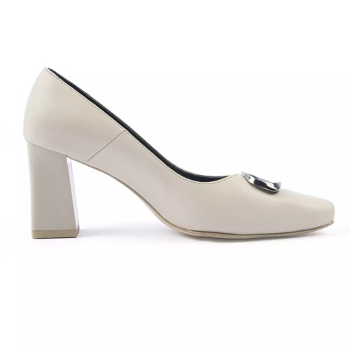 Women’s Natural Leather Pump Heels Shoes Model Palina