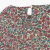 Women's Short Sleeve Cotton Regular Fit Shirt with Paisley & Floral Design