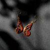 Women's Wooden Earrings Handcrafted with Butterfly Design