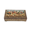 Wooden Business Card Box Handcrafted Persian Khatamkari in Chogan Design
