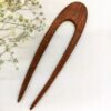 Wooden Hair Fork for Women Handcrafted