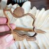 Wooden Hair Stick for Women Handcrafted with Iran's Map Design