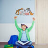Wooden Nursery Wall Sticker for Baby's Room Model Animals