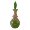 Wooden Persian Surma Dani Kohl Holder to Keep Surma Floral (x2)