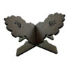Foldable Wooden Quran Rehal Stand Holder with Allah Calligraphy