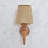 Wooden Wall Sconce Light Modern and Minimalist Model Abajur