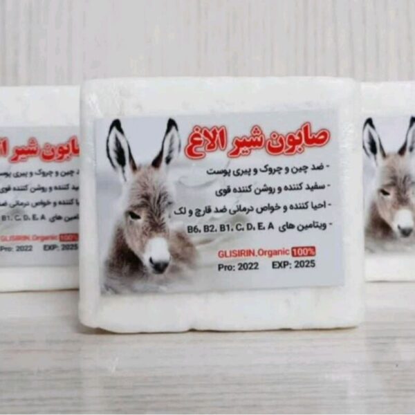 Persian Donkey Milk Soap Bar Anti-Wrinkle and Anti-Aging Soap (x6)