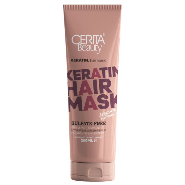 Cerita Keratin Hair Mask, 200 ml for Silky Smooth Hair (Pack of 2)