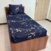2 Piece Bed Sheet Set with Floral Design