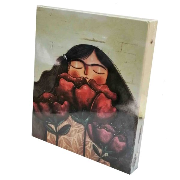 Binder Notebook 100 Sheets in Poppy Flower Design by MRNOTE