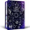 Planner Notebook with Galaxy Design Essential Study Companion