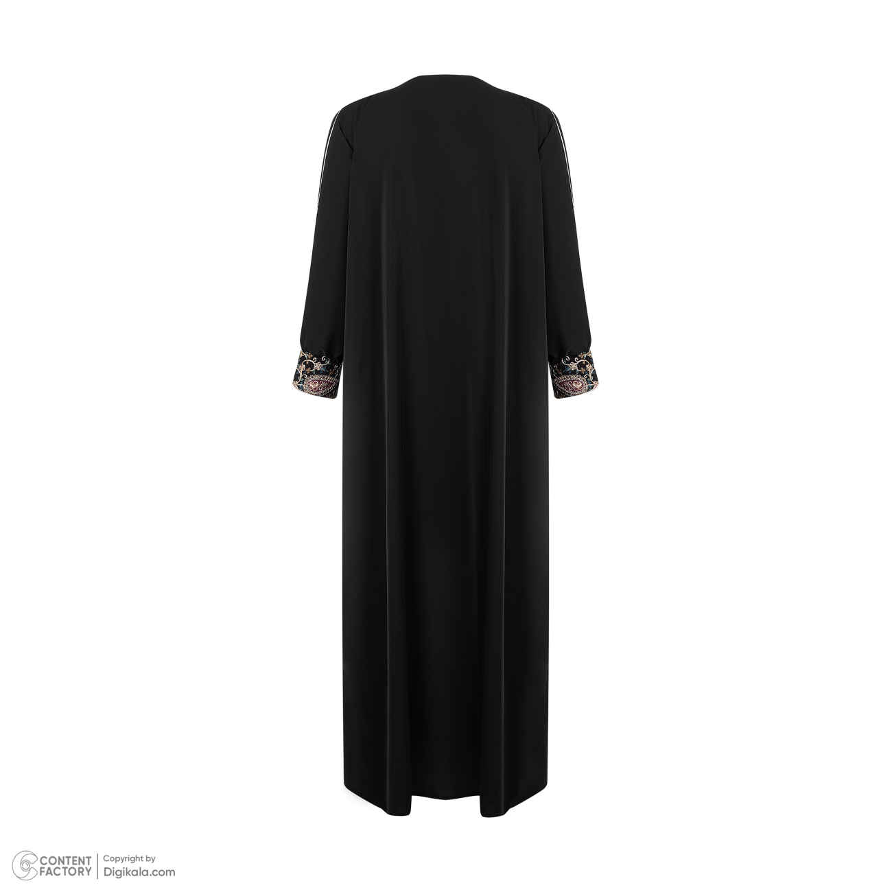 Abaya Stylish Loose Fit  for Women with Floral Paisley Design