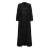 Abaya Stylish for Women with Patchwork Design in Black