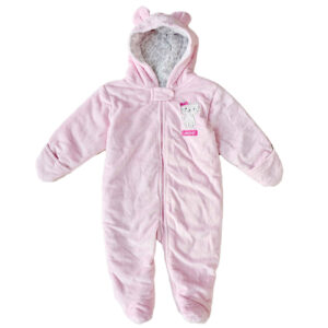 Baby Girl’s Long Sleeve Jumpsuit Trendy & Comfortable in Pink