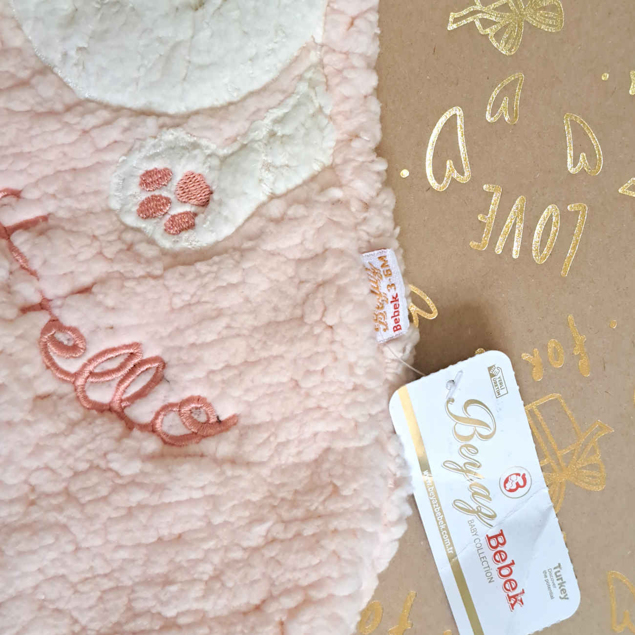 Baby Girl’s Long Sleeve Jumpsuit with Bunny Ears