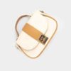 Bauletto Leather Handbag with Single Handle & Long Strap