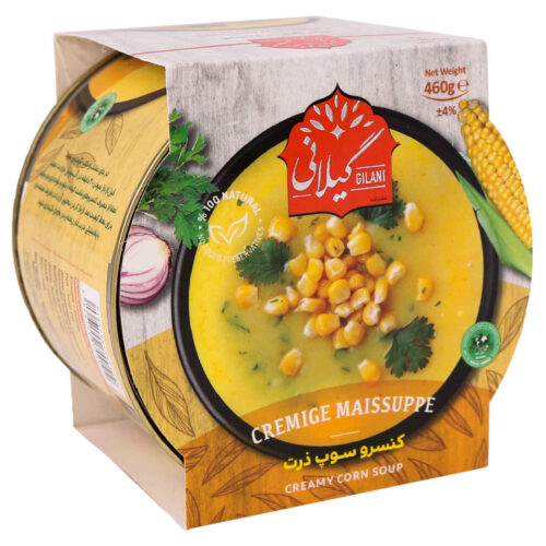 Blended Corn Soup – Canned Food, 350 gr (Pack of 5)