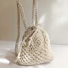 Boho Macramé Backpack Handmade for Women