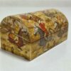 Handcrafted Bone Jewelry Box with Persian-Inspired Design