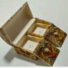 Handcrafted Bone Jewelry Box with Persian-Inspired Design