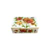 Handcrafted Bone Jewelry Box with Persian-Inspired Floral Design