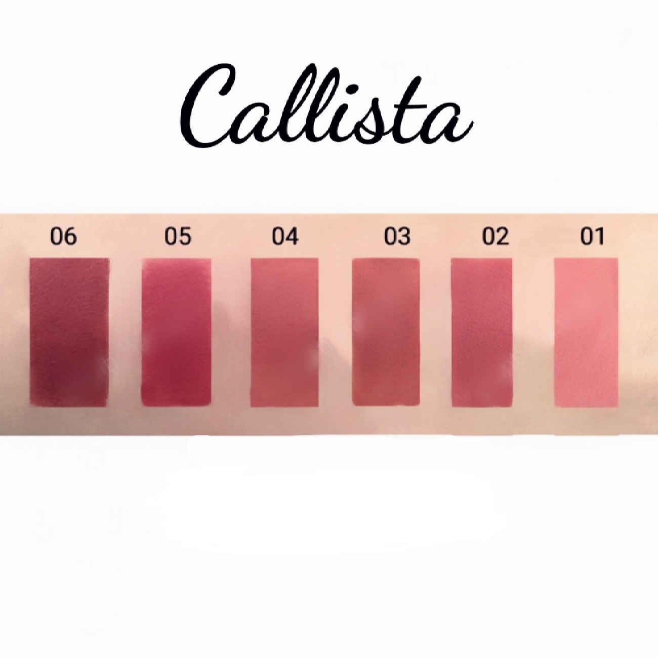 Calista Long Lasting Lipstick Rich Color & Luxurious Feel : Number 6