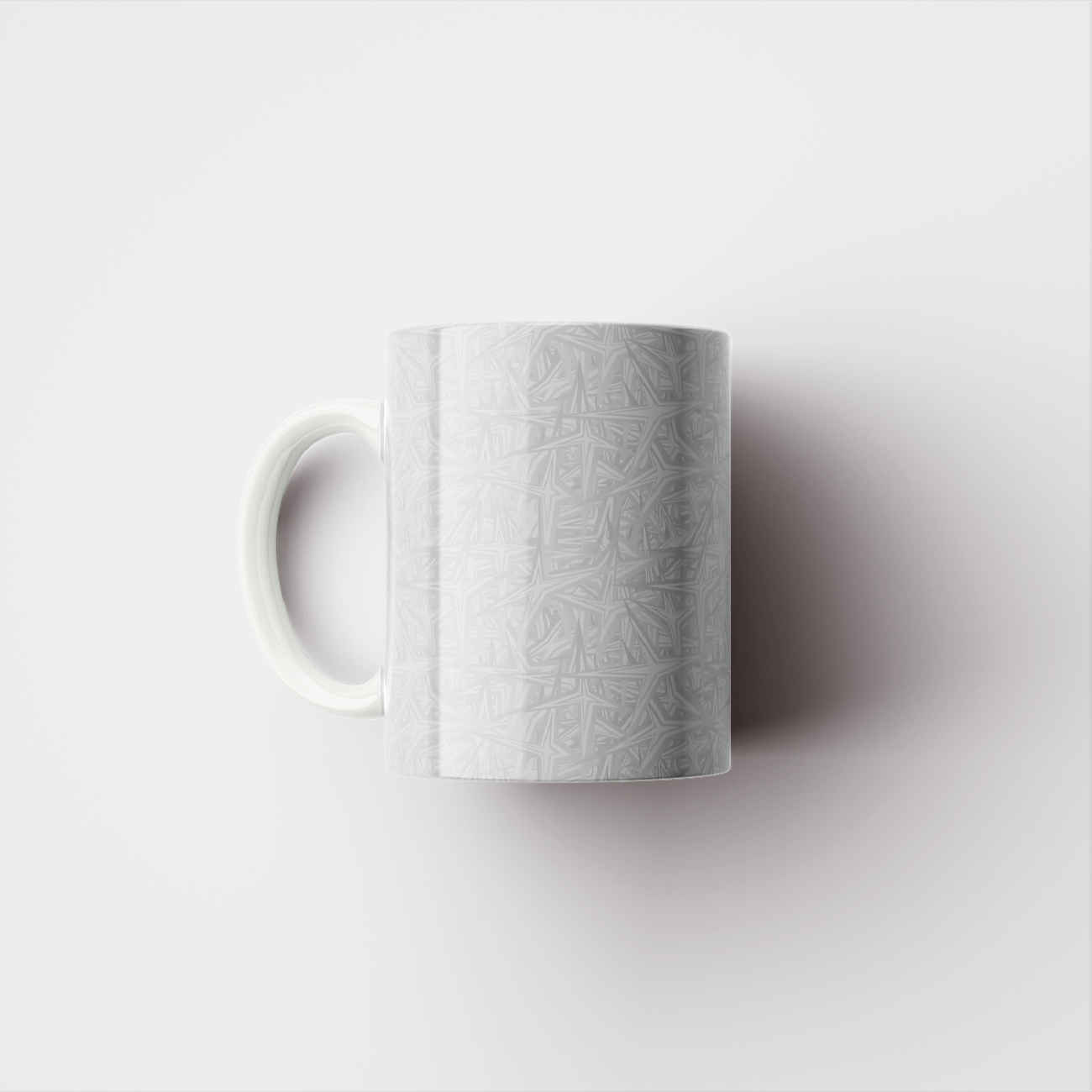 Ceramic Coffee Mug in Geometric Design Functional Drinkware