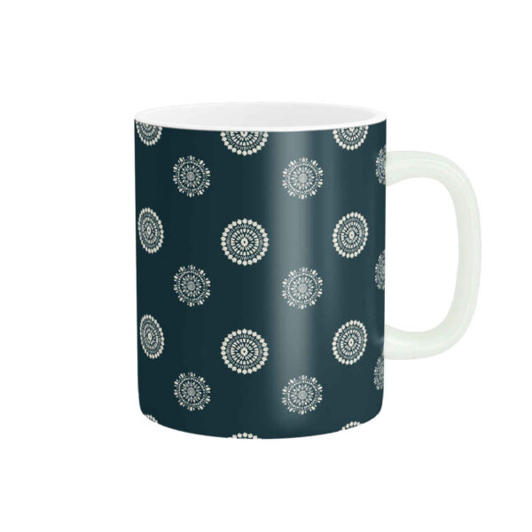 Ceramic Coffee Mug with Handel in White Color