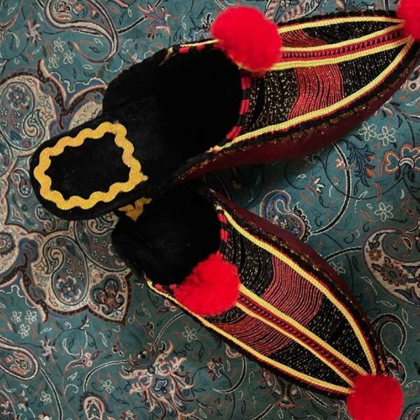 Charough Vintage Style Persian Slippers for Women