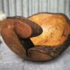 Decorative Burl Wooden Bowl Natural Alder Wood
