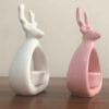 Decorative Ceramic Candle Holder with Deer Design