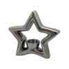 Decorative Ceramic Sculpture Candle Holder with Star Design