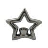 Decorative Ceramic Sculpture Candle Holder with Star Design