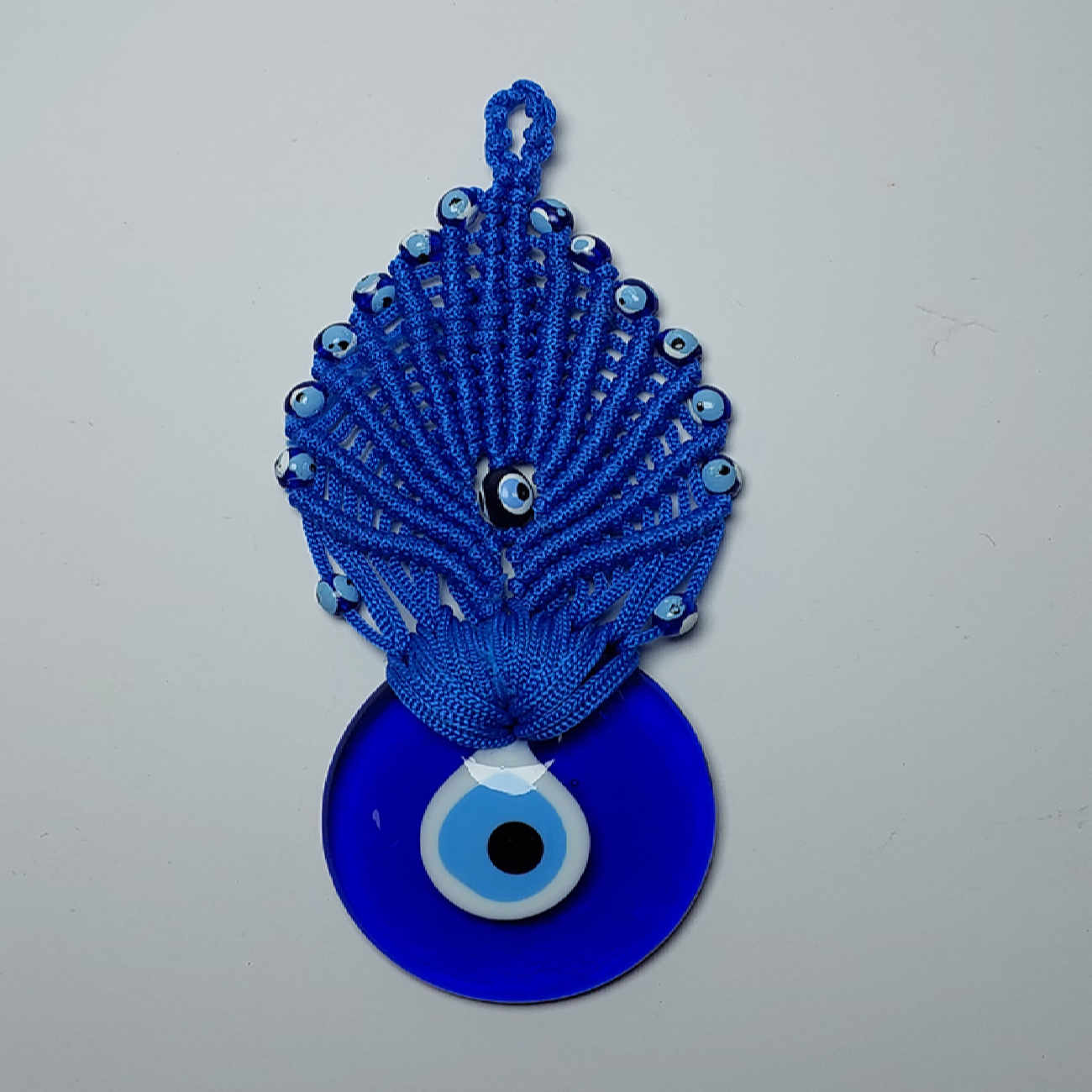 Decorative Evil Eye Wall Hanging Amulet Model Peacock
