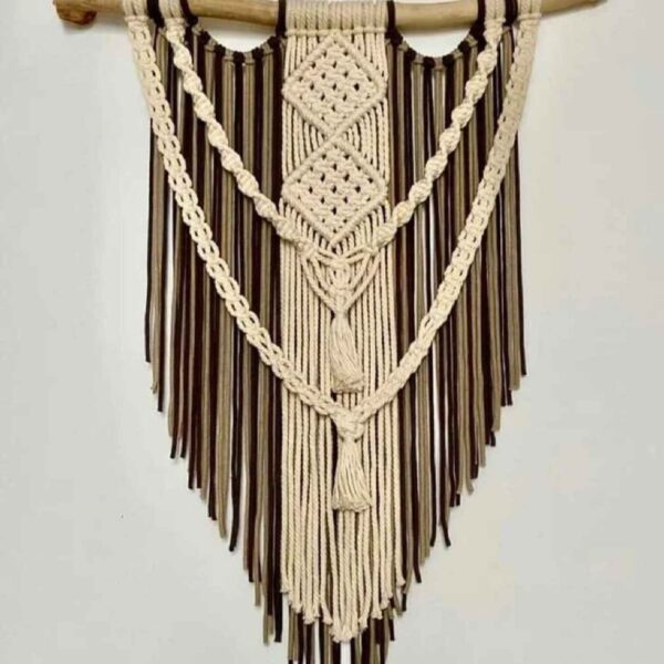 Decorative Macrame Wall Hanging Handcrafted Tapestry Art