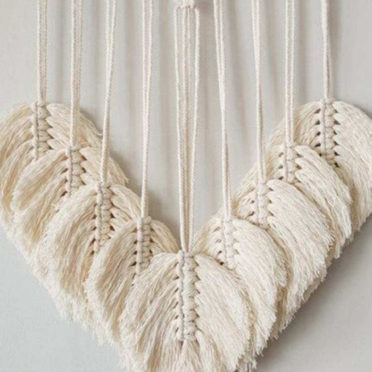 Decorative Macrame Wall Hanging Tapestry Art Model Triangle