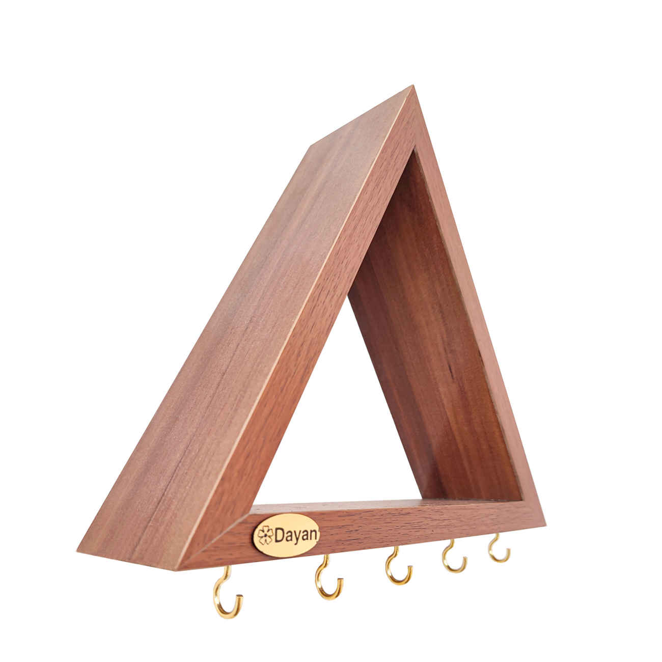 Decorative & Wooden Wall Key Holder with 5 Hooks