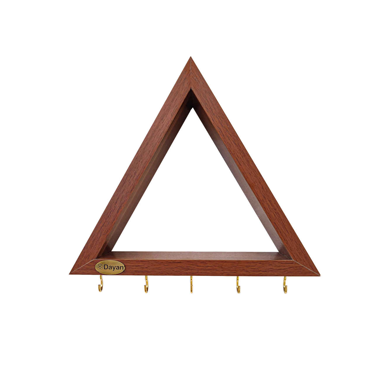 Decorative & Wooden Wall Key Holder with 5 Hooks