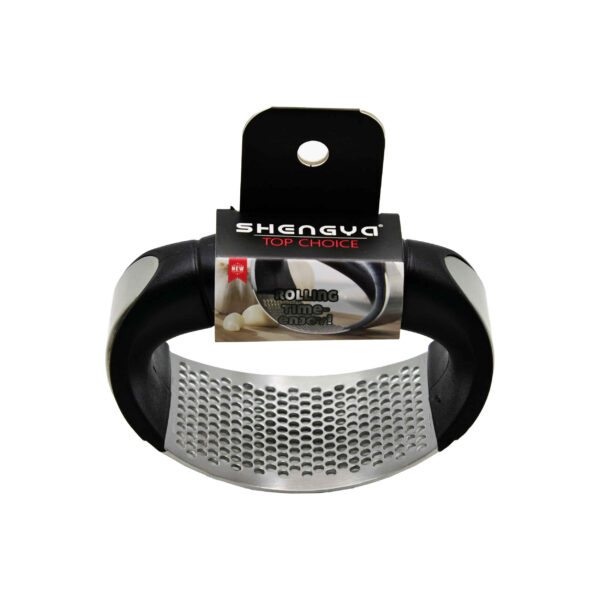 Manual Garlic Press Device Stainless Steel for Kitchen