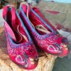 Elegant Charough Vintage Style Persian Slippers for Women