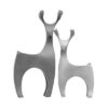 Decorative Polyester Sculpture Candle Holder with Deer Design