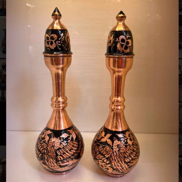 Elegant Persian Copper Rosewater Sprinkler