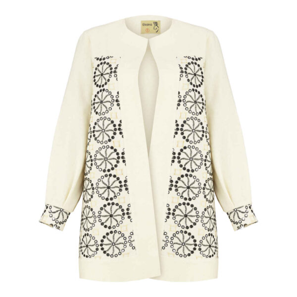 Elegant Persian Linen Manto Chic and Comfortable