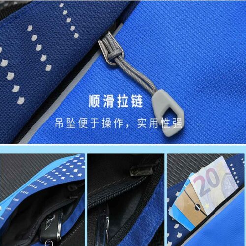 Elegant Blue Canvas Fanny Pack – For Chic Comfort & Everyday Use