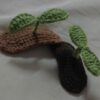 Embroidered Seedling Snap Hair Clip Set of 2