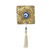 Evil Eye Pottery Wall Hanging Amulet Model Golden