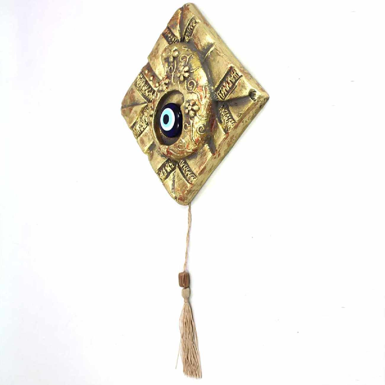 Evil Eye Pottery Wall Hanging Amulet Model Termeh